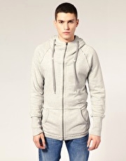 Diesel Smorir Belted Zip Through Sweat Shirt