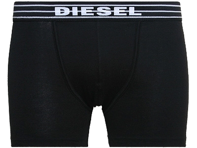 Diesel - Stretch Cotton Boxer Brief Black