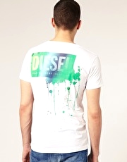 Diesel T-Polloh Drip Back Print T-shirt - 2