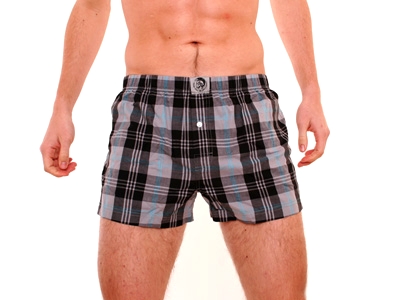 Diesel - Woven Rob Boxershorts Dark Grey