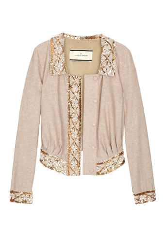 Dilla Artwork Linen Jacket by By Malene Birger