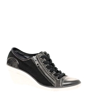 DKNY Active Orah Demi Wedge Logo Trainers