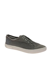 DKNY Active Oriana Logo Canvas Trainer