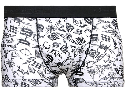 Doreanse - All Over Print Boxer Black/White
