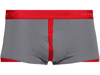 Doreanse - Two Col Boxer Red/Grey