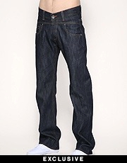 Dr Denim Kinmei Low Front Pocket Straight Jeans Exclusive to ASOS