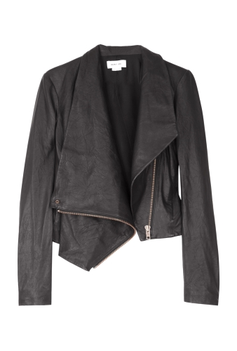 Droid Leather Drape Jacket by Helmut Lang