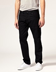 Duck & Cover 3D Raw Black Tapered Fit Jean