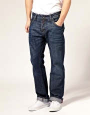 Duck & Cover Gold Low Loose Fit Jeans