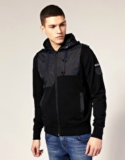 Duck & Cover Tristian Knit And Nylon Jacket