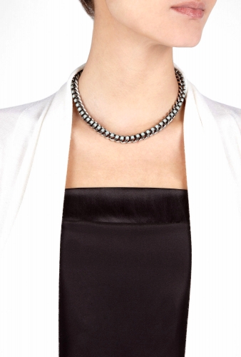 Duenas Mint Crystal Chain Necklace by Dannijo