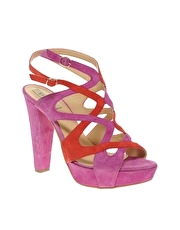 Dune Gizella Multi Coloured Platform Sandals