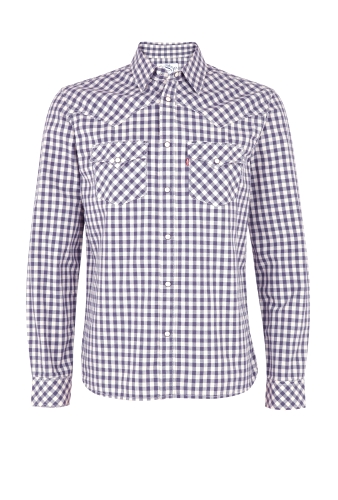 Dusty Purple Gingham Check Shirt by Levi's
