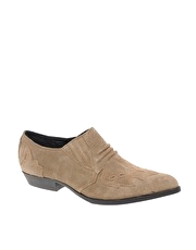 DV by Dolce Vita Stance Suede Western Flat Shoes