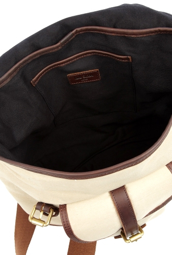 Ecru Canvas Day Bag by Paul Smith Accessories