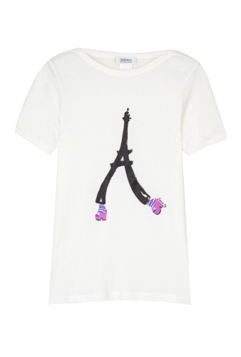 Eiffel Tower T-Shirt and Shopper by Sonia by Sonia Rykiel