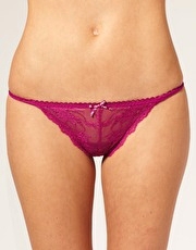 Emporio Armani Gardenia Lace Thong - 2