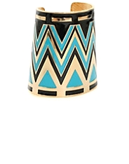 Enameled Tribal Cuff