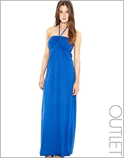 Eucalyptus Halter Neck Maxi Dress