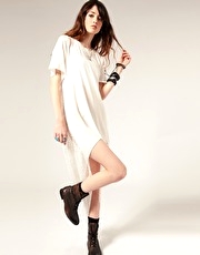 Evil Twin 'From The Let Go' Mesh Back Tunic Dress
