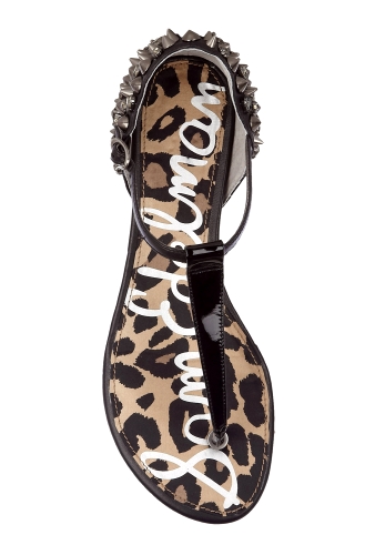 Exie Flat Studded Thong Sandal by Sam Edelman