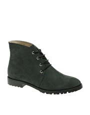 F-Troupe Star Eyelet Flat Ankle Boot