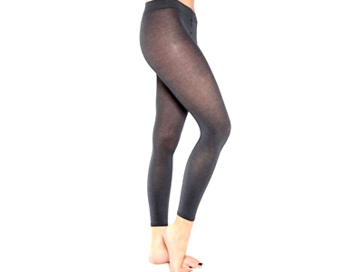 Falke - Leggings Cotton Touch Anthramix