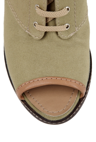 Felixa Lace Up Peep Toe Boot by By Malene Birger