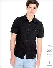 Firetrap Cotton Poplin Short Sleeve Shirt