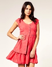 Firetrap Layered Cotton Dress