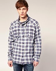 Firetrap Tunnel Laundered Check Shirt