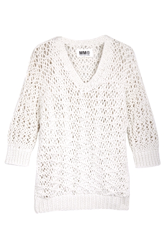 Fisherman Knit Sweater by MM6