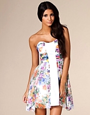 Floral Bandeau Dress