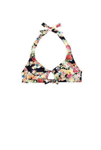 Floral Key Hole Halter Top by Paul Smith Swim