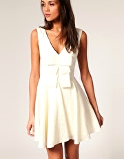 Forever Unique Metallic Jacquard '50s Style Dress