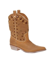 Fornarina Roxanne Studded Cowboy Boot