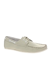 Frank Wright Crushed Leather Deck Shoe