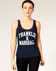 Franklin & Marshall Arch Logo Jersey Vest