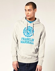 Franklin & Marshall Overhead Crest Hooded Sweat