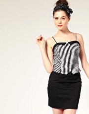 Fred Perry By Amy Winehouse Gingham Bandeau