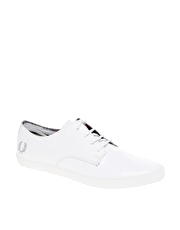Fred Perry Foxx Leather Plimsolls - 2
