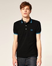 Fred Perry Laurel Wreath Contrast Sleeve Polo
