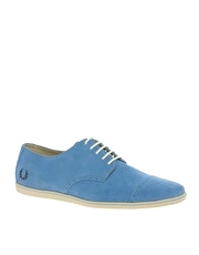 Fred Perry Laurel Wreath Merton Suede Toe-Cap Shoes - 2