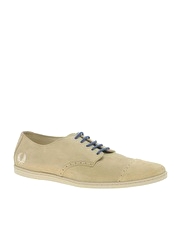 Fred Perry Laurel Wreath Merton Suede Toe-Cap Shoes