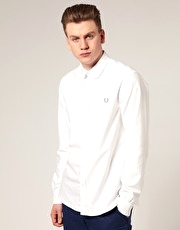 Fred Perry Laurel Wreath Oxford Cotton Penny Collar Shirt