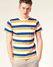 Fred Perry Multi Stripe T-Shirt - 2
