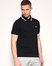 Fred Perry Slim Fit Twin Tipped Polo Top - 3