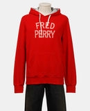 FRED PERRY - Sweatshirt med huva