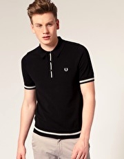 Fred Perry Tipped Knitted Polo