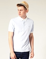 Fred Perry Vertical Stripe Oxford Polo Shirt